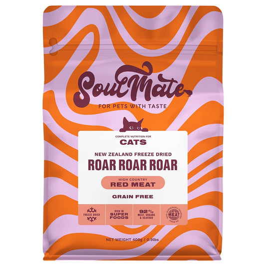 SoulMate Roar Roar Roar Freeze Dried High Country Red Meat Dry Cat Food