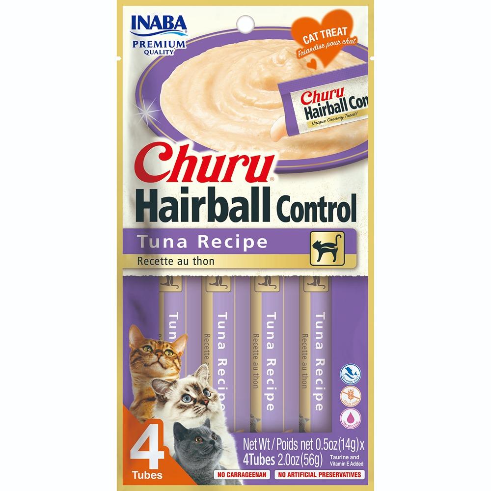 Inaba Churu Hair Ball Tuna Cat Treat