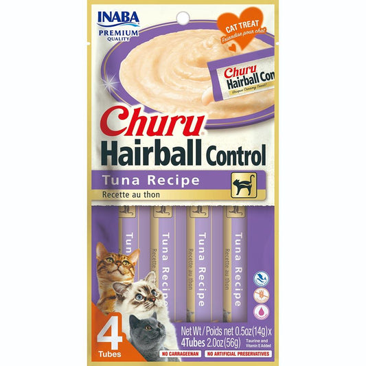 Inaba Churu Hair Ball Tuna Cat Treat
