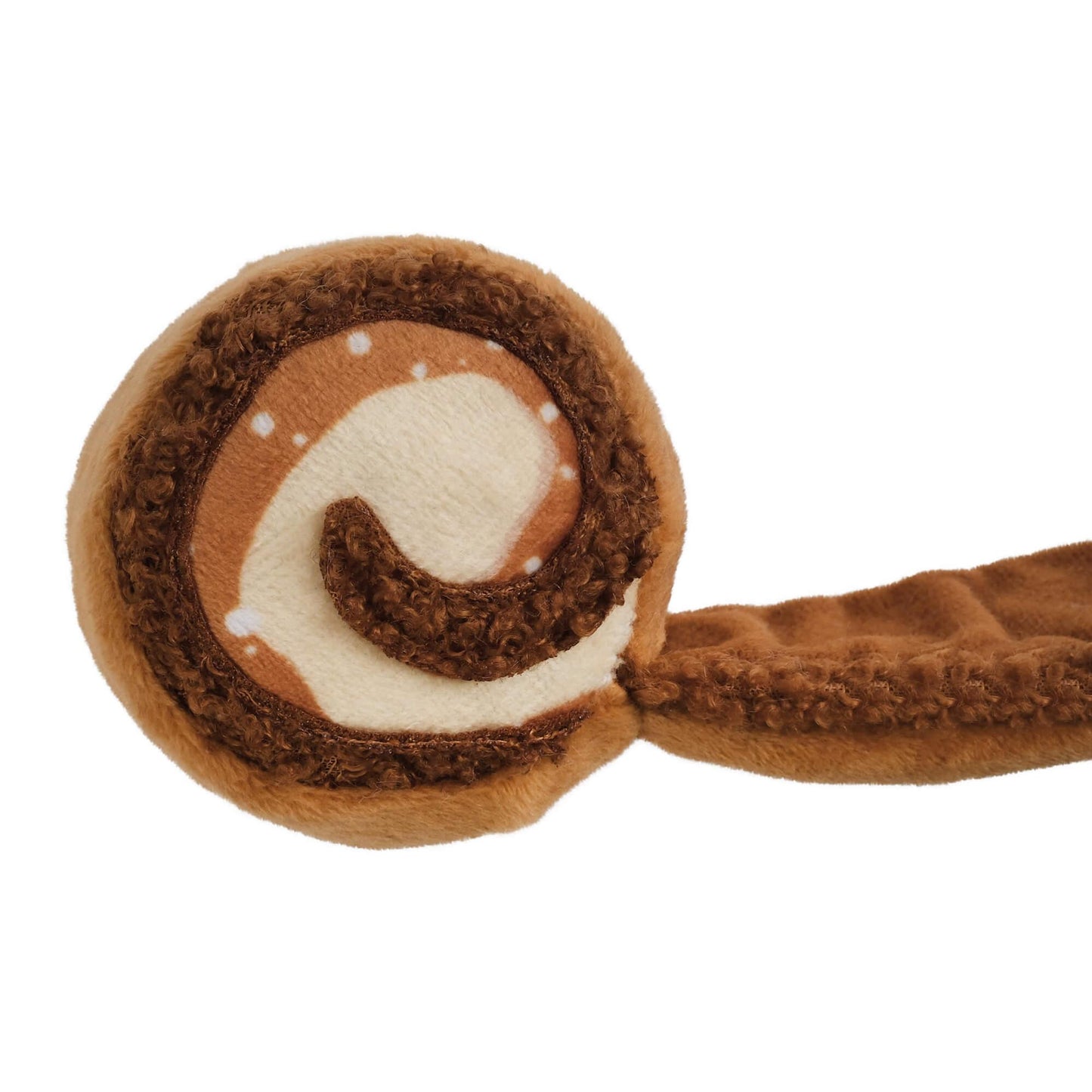 Lexi & Me Cinnamon Scroll Plush Snuffle Dog Toy