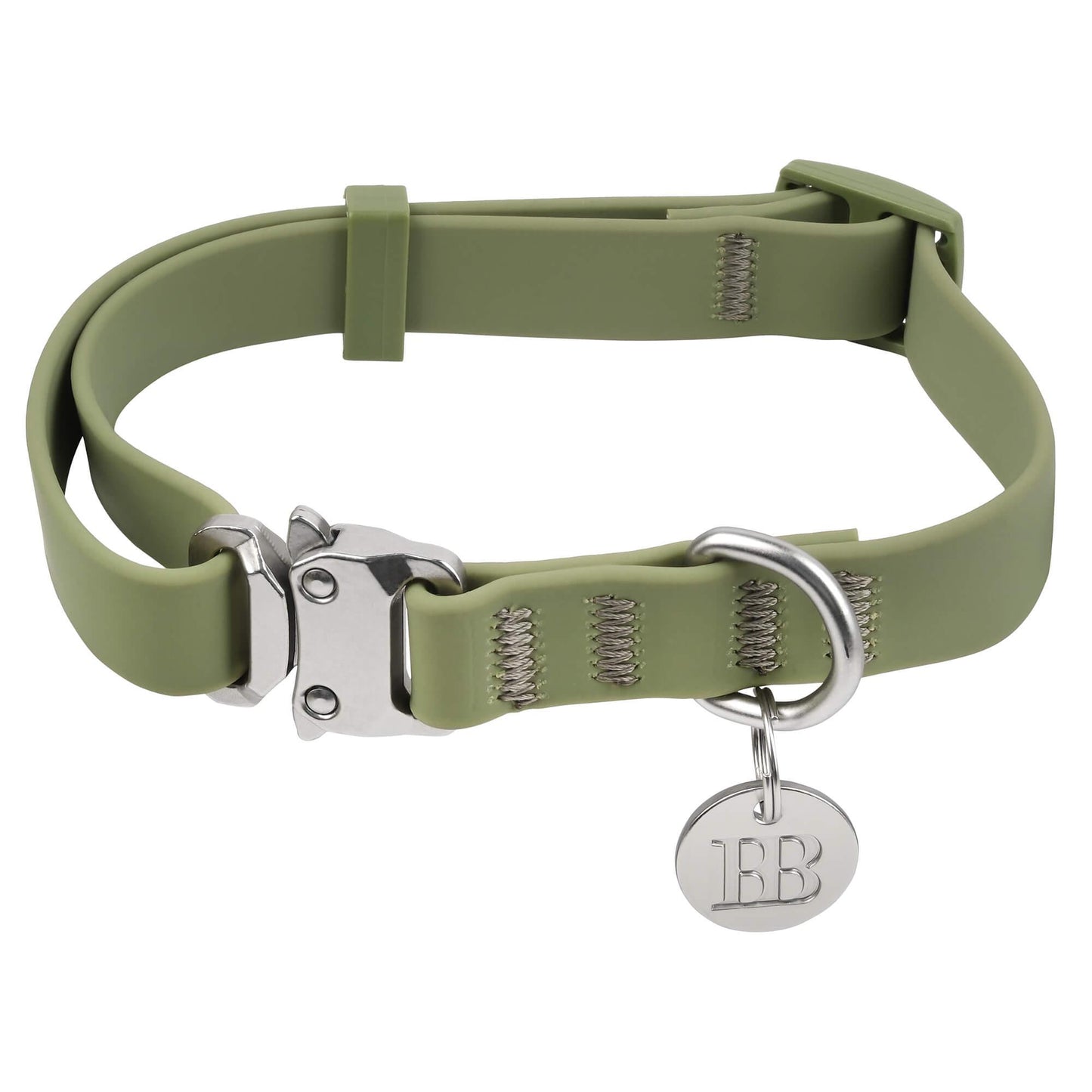 Buddy & Belle Dog Collar Khaki