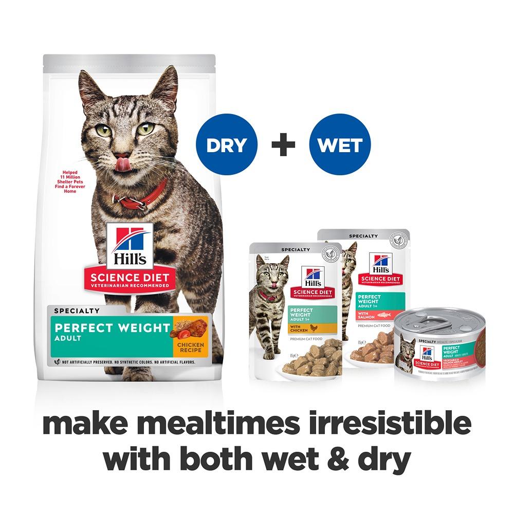 Hill's Science Diet Perfect Weight Vegetable & Salmon Medley Canned Wet Cat Food