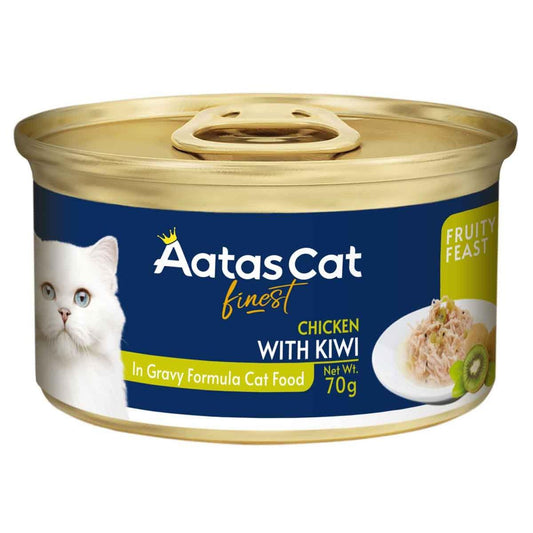 Aatas Fruity Feast Chicken with Kiwi Wet Cat Food 70g