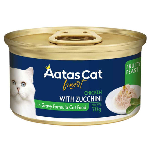 Aatas Fruity Feast Chicken with Zucchini Wet Cat Food 70g