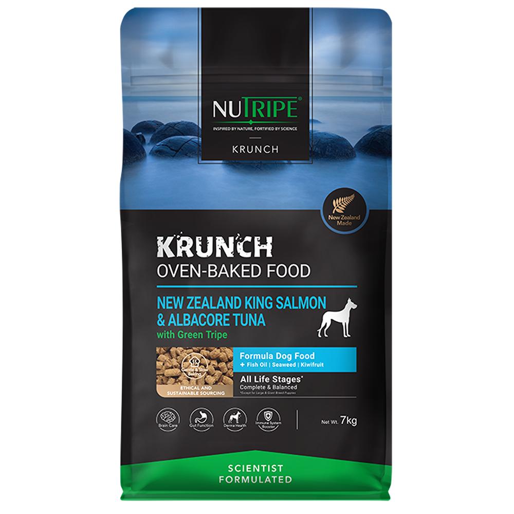 Nutripe Krunch Oven-Baked Salmon & Tuna With Green Tripe Dry Dog Food