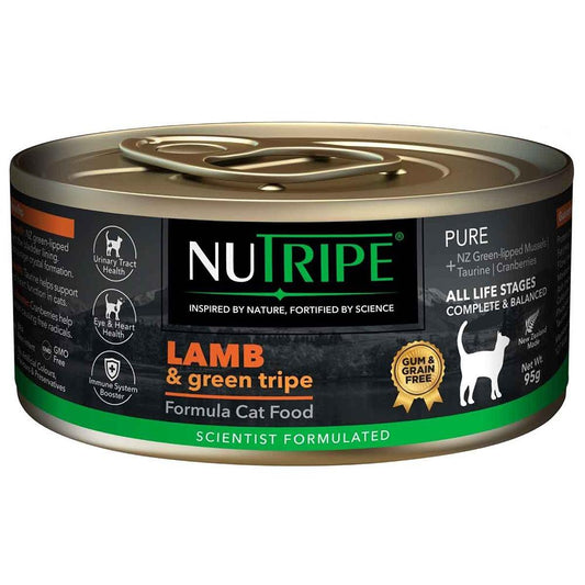 Nutripe Pure All Life Stages Lamb & Green Tripe Wet Cat Food