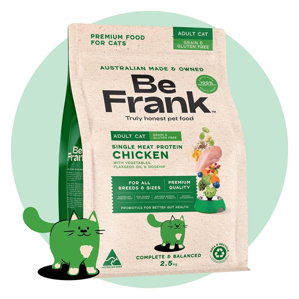 Be Frank Grain Free Adult Chicken Dry Cat Food