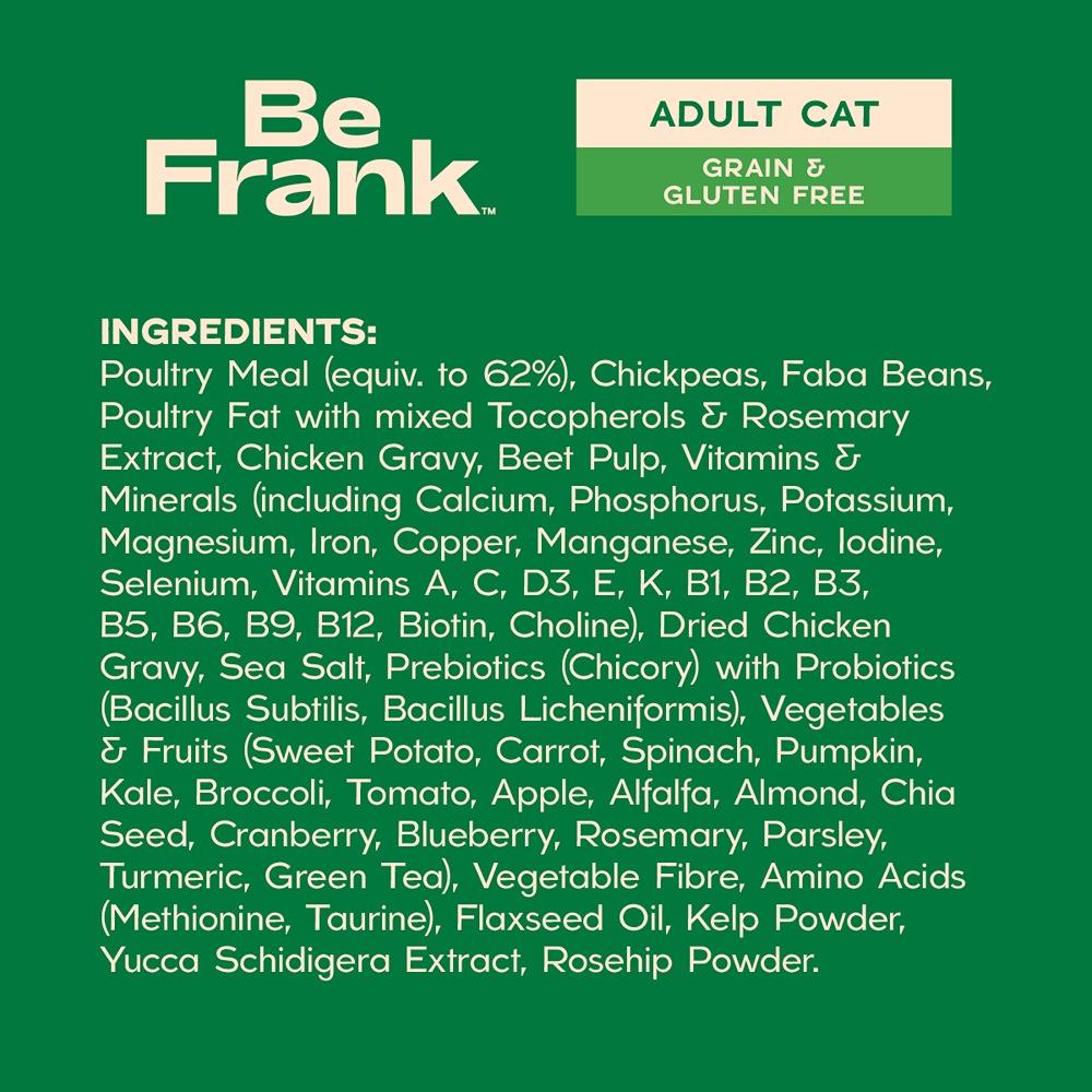 Be Frank Grain Free Adult Chicken Dry Cat Food