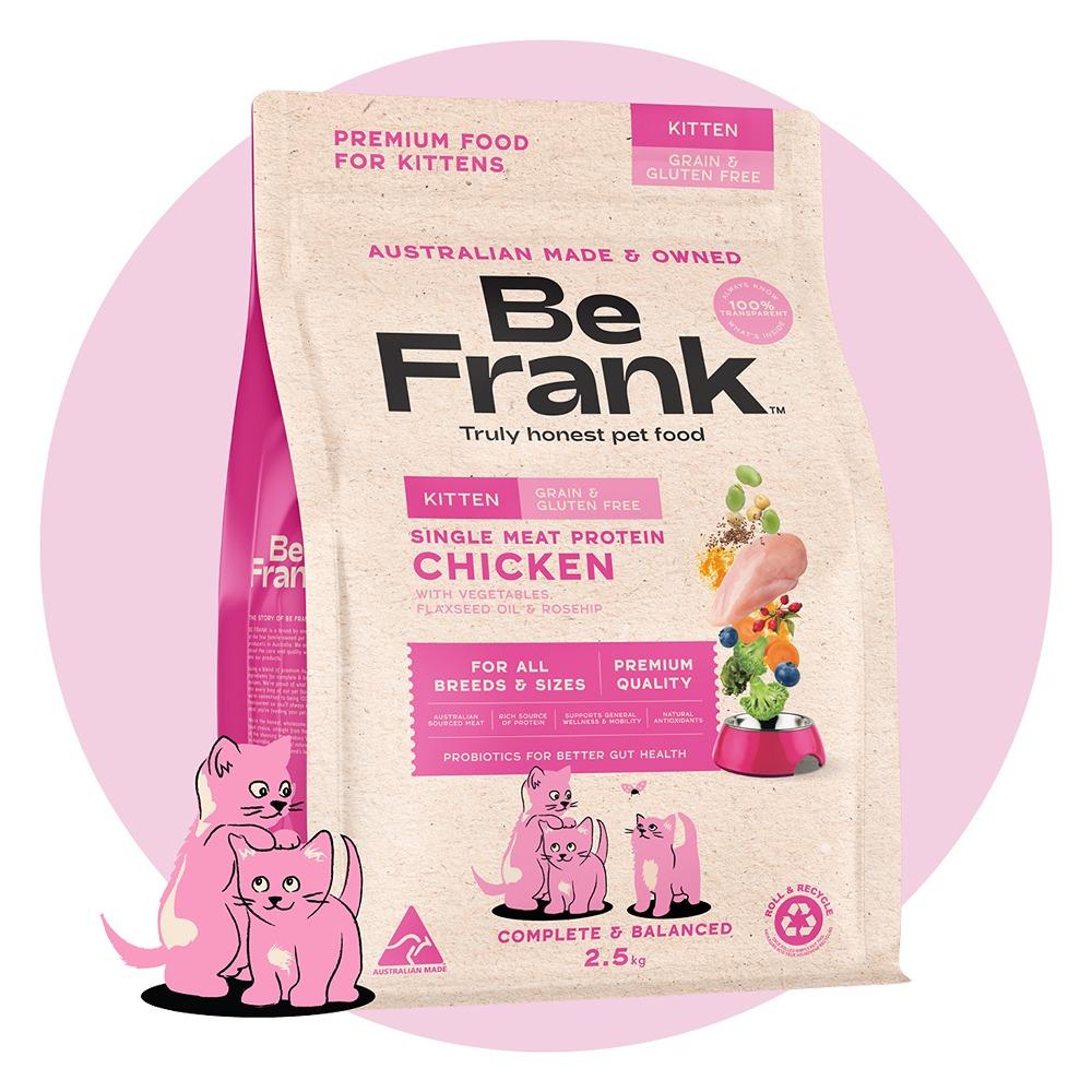 Be Frank Grain Free Kitten Chicken Dry Cat Food