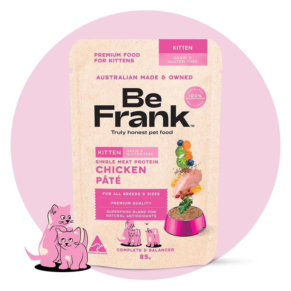 Be Frank Grain Free Kitten Chicken Pate Wet Cat Food