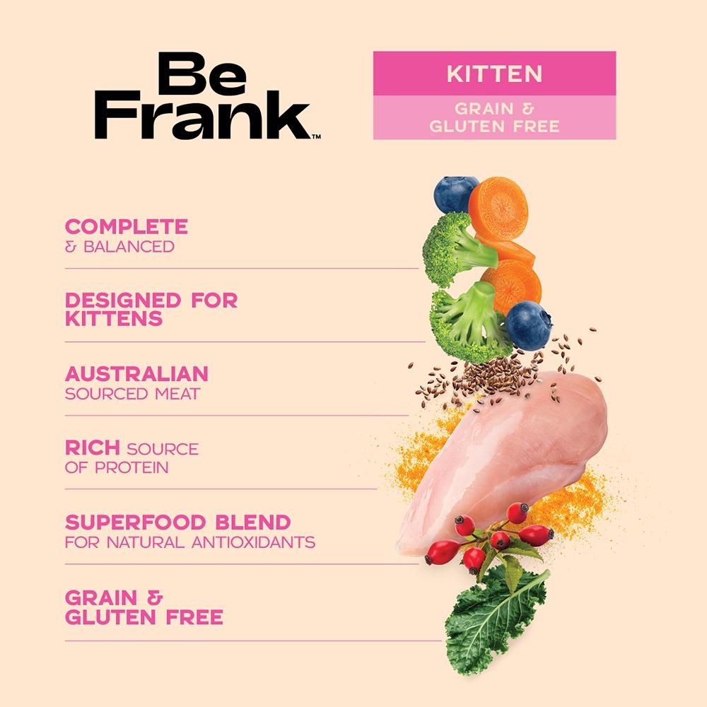 Be Frank Grain Free Kitten Chicken Pate Wet Cat Food