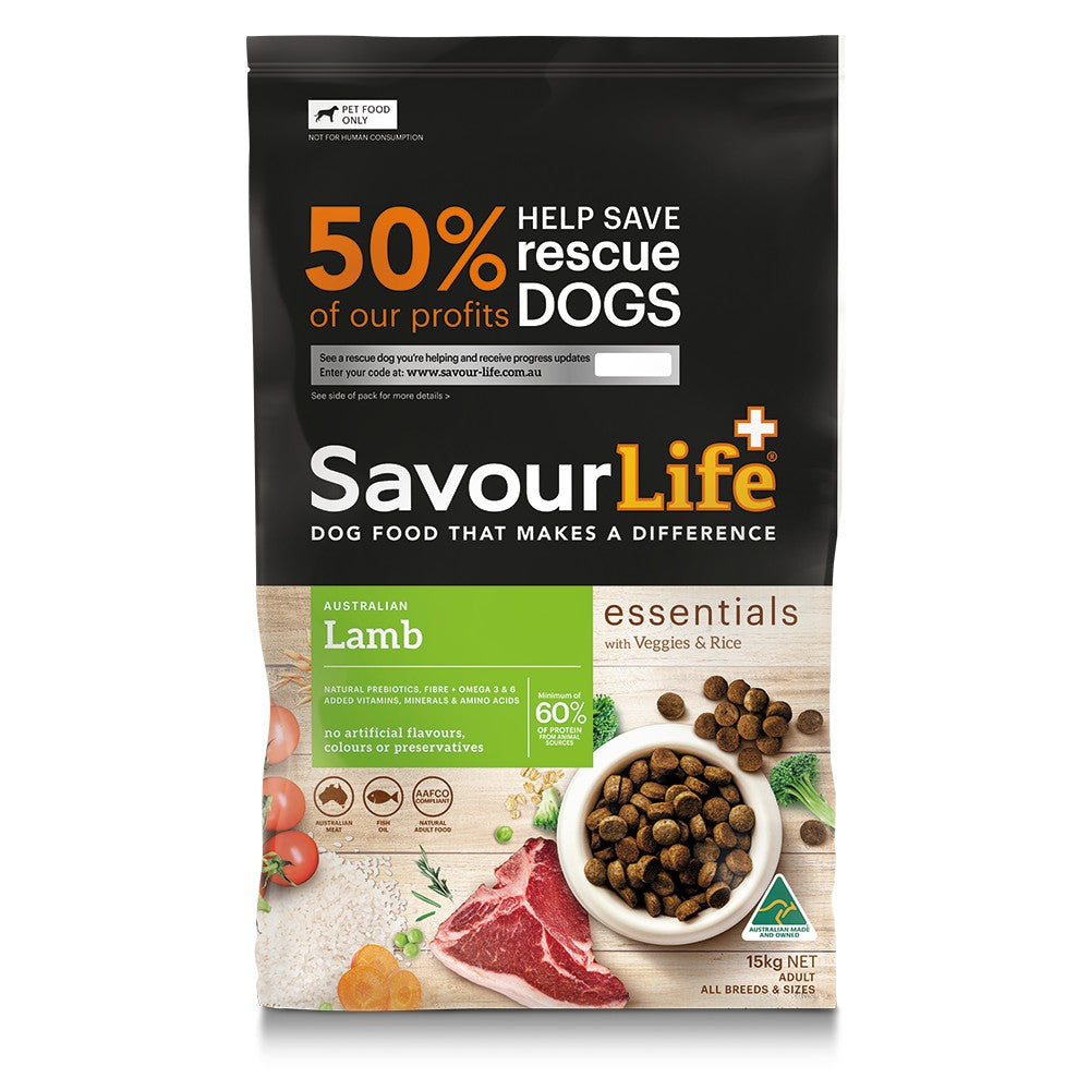 SavourLife Essentials Adult Lamb Dry Dog Food