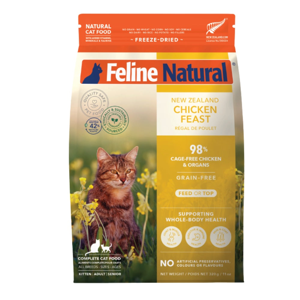 Feline Natural Freeze Dried Chicken Dry Cat Food