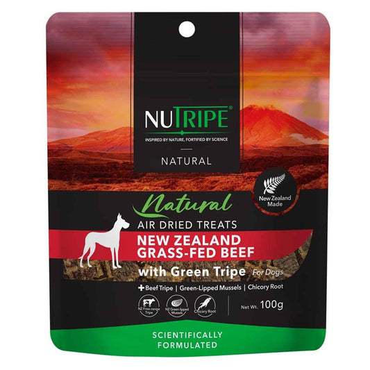 Nutripe Air-Dried Beef Green Tripe Dog Treats