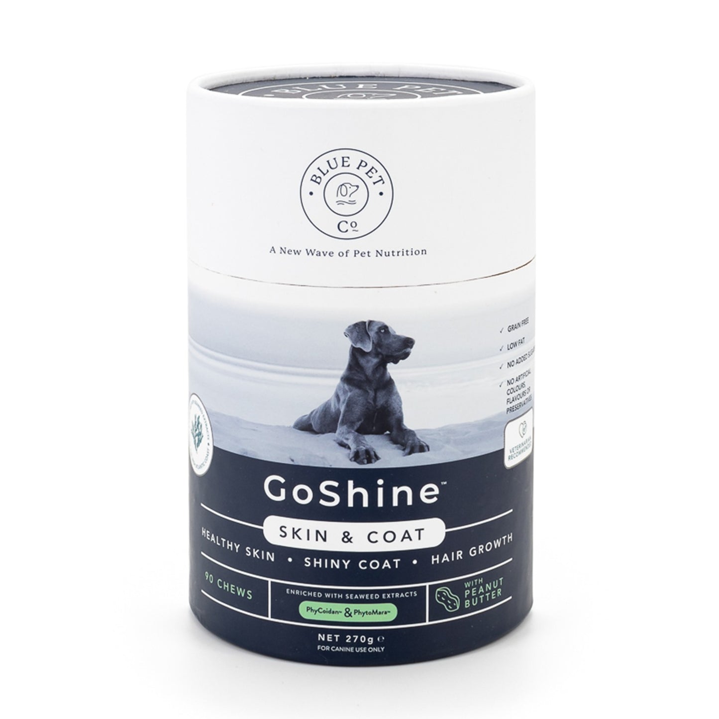 Blue Pet Co GoShine Skin & Coat Peanut Butter Supplement for Dogs