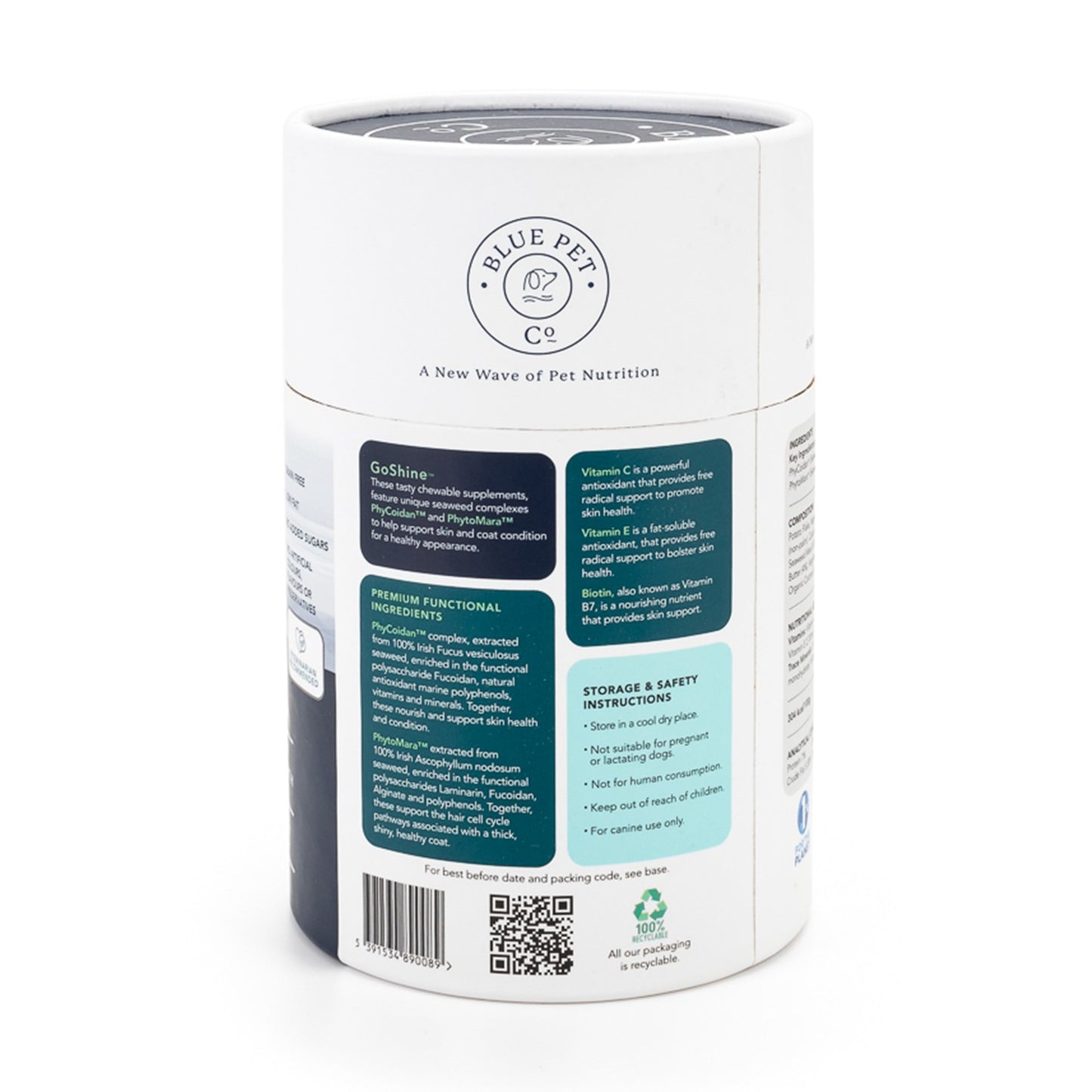 Blue Pet Co GoShine Skin & Coat Peanut Butter Supplement for Dogs