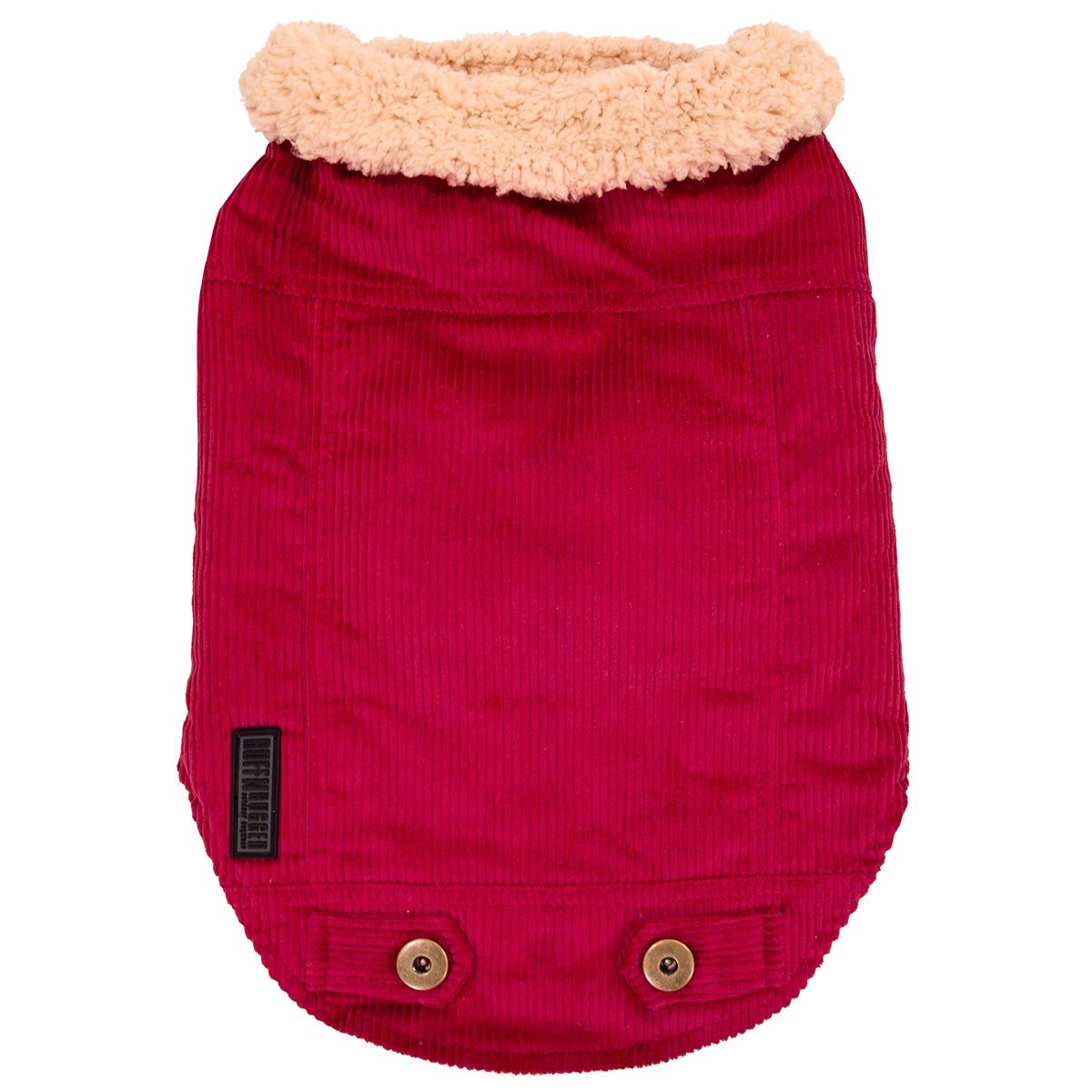 Ruff n Rugged Corduroy Dog Jacket Barn Red