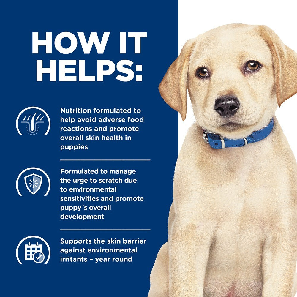 Hill's Prescription Diet Puppy Sensitive Derm Complete Dry Dog Food