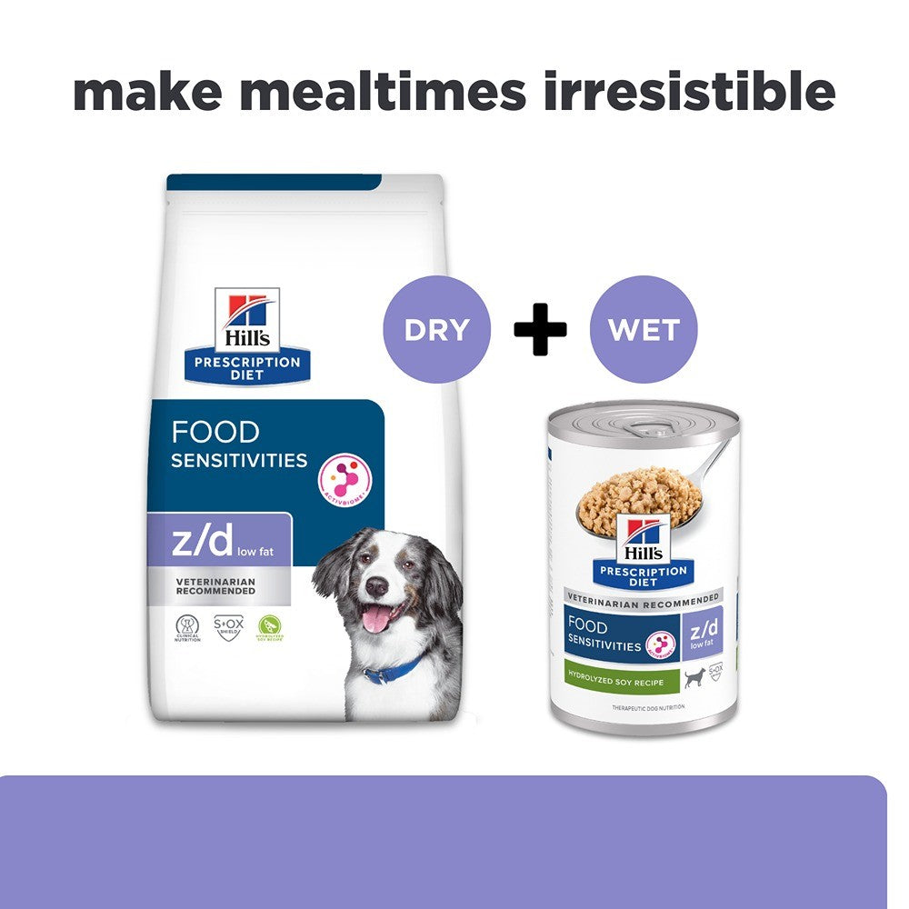 Hill's Prescription Diet Z/D Food Sensitivities Low Fat Wet Dog Food