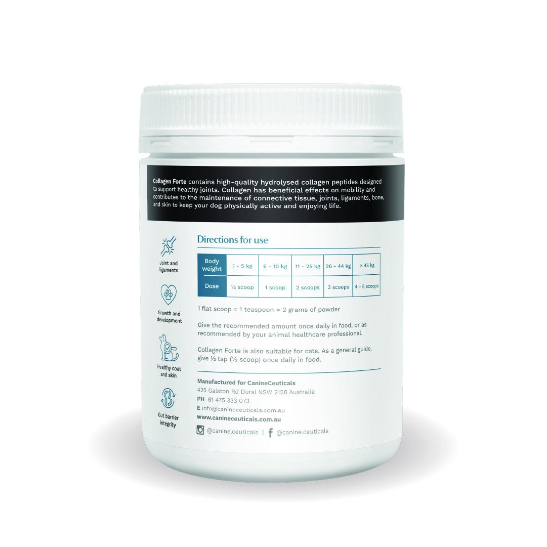 CanineCeuticals Collagen Forte Dog Supplement Powder