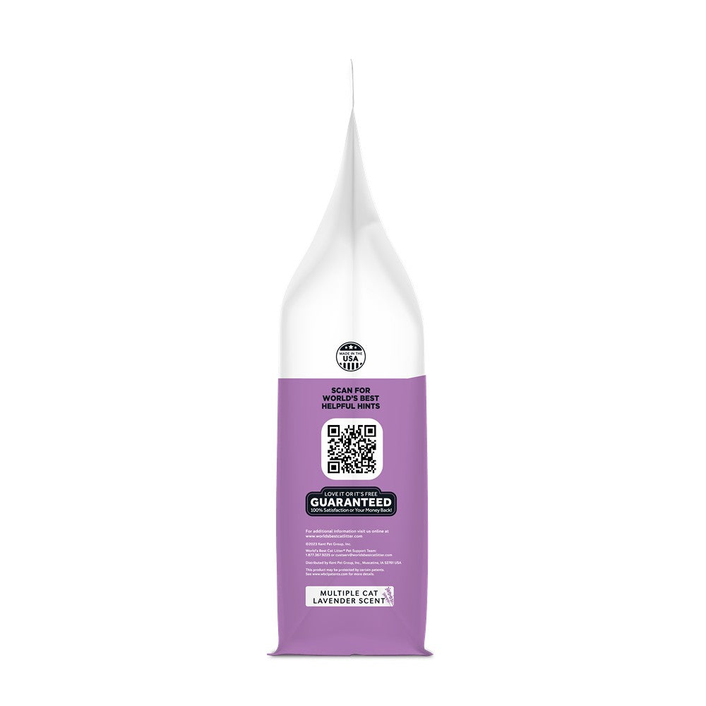 World's Best Multiple Cat Lavender Scented Cat Litter