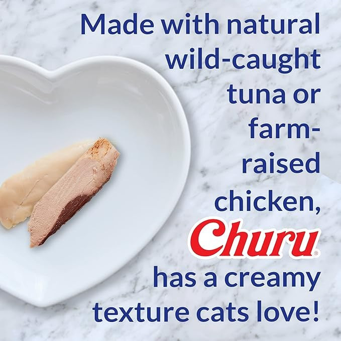 Inaba Churu Puree Tuna Senior 10+ Cat Treats
