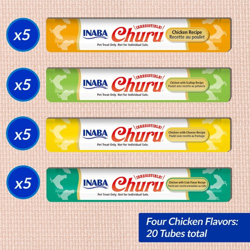 Inaba Churu Puree Chicken Variety Box Cat Treats