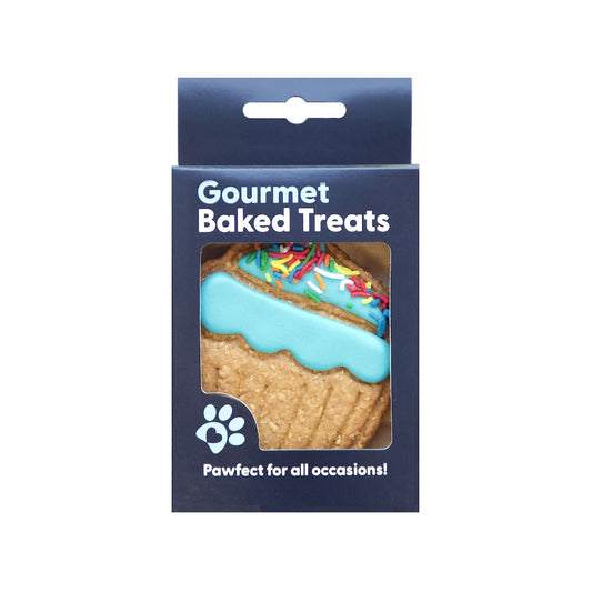 Gourmet Baked Birthday Cookie Blue Dog Treat