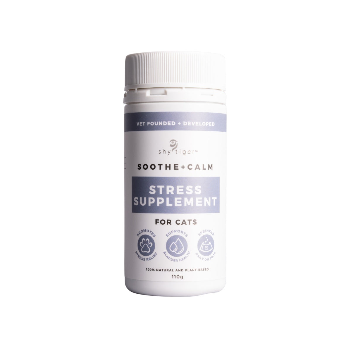 Shy Tiger Soothe + Calm Stress Supplement For Cats