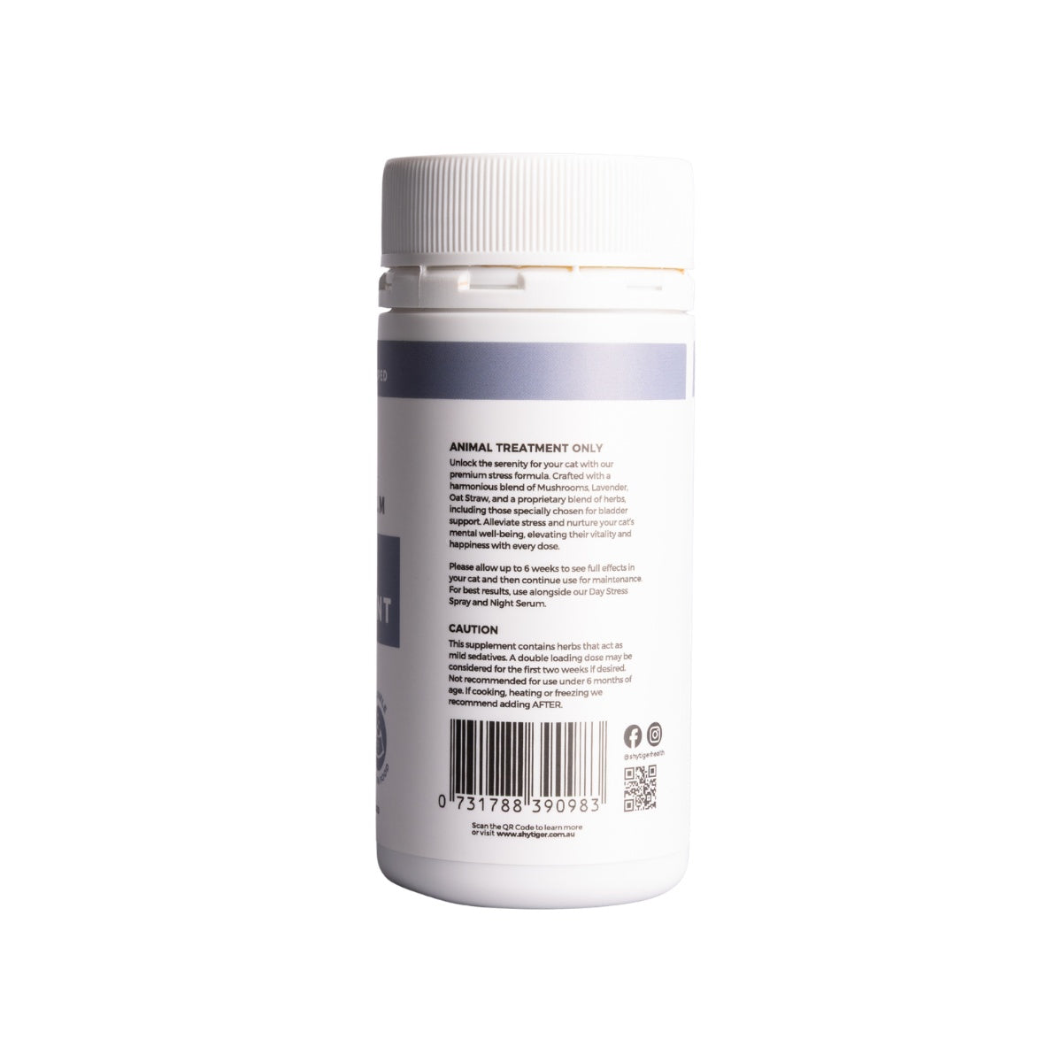 Shy Tiger Soothe + Calm Stress Supplement For Cats