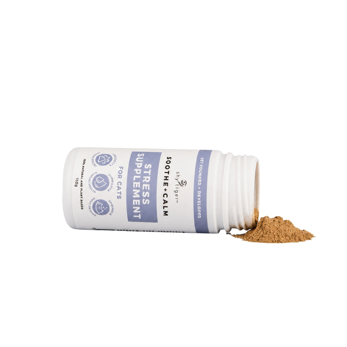 Shy Tiger Soothe + Calm Stress Supplement For Cats