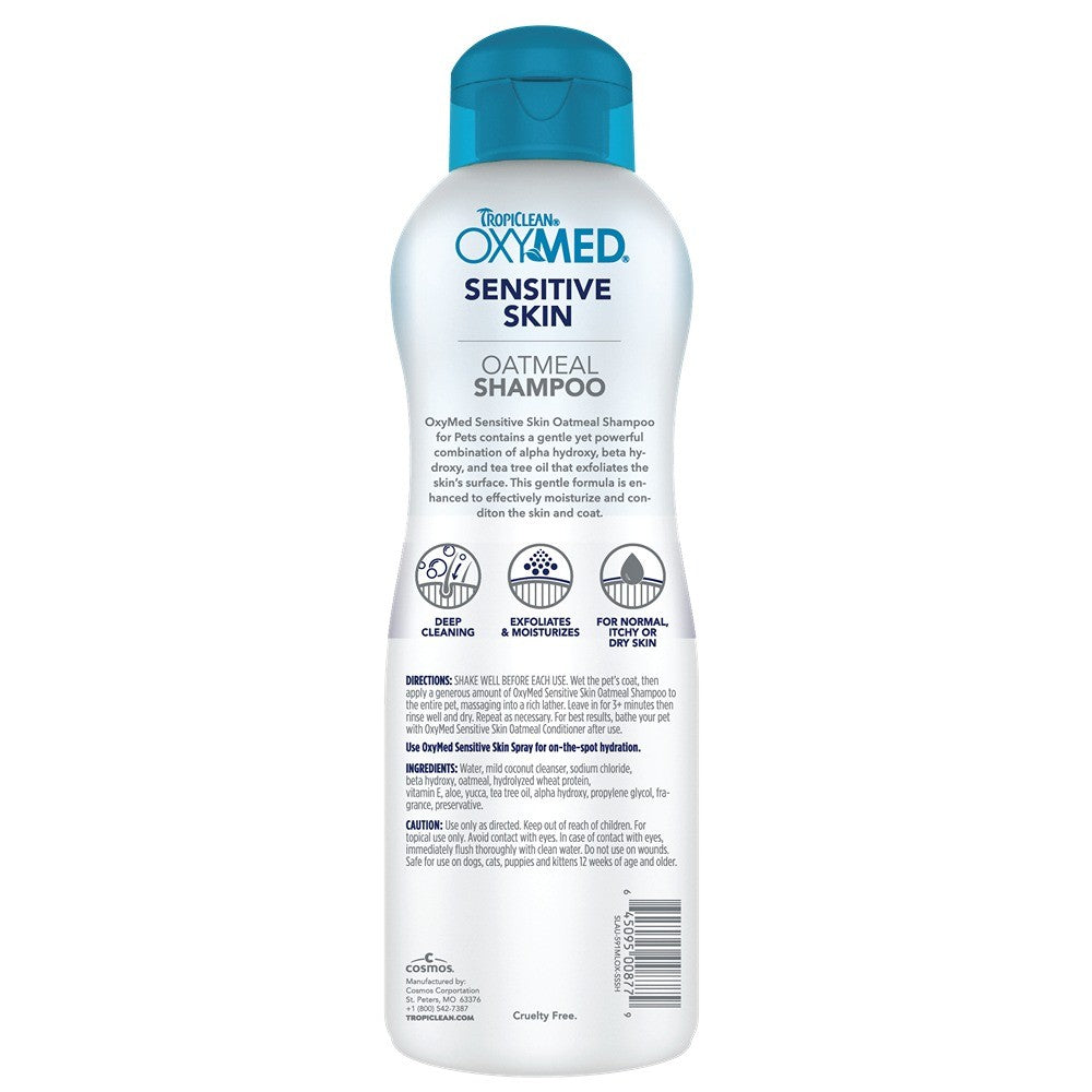 TropiClean OxyMed Sensitive Skin Shampoo for Dogs