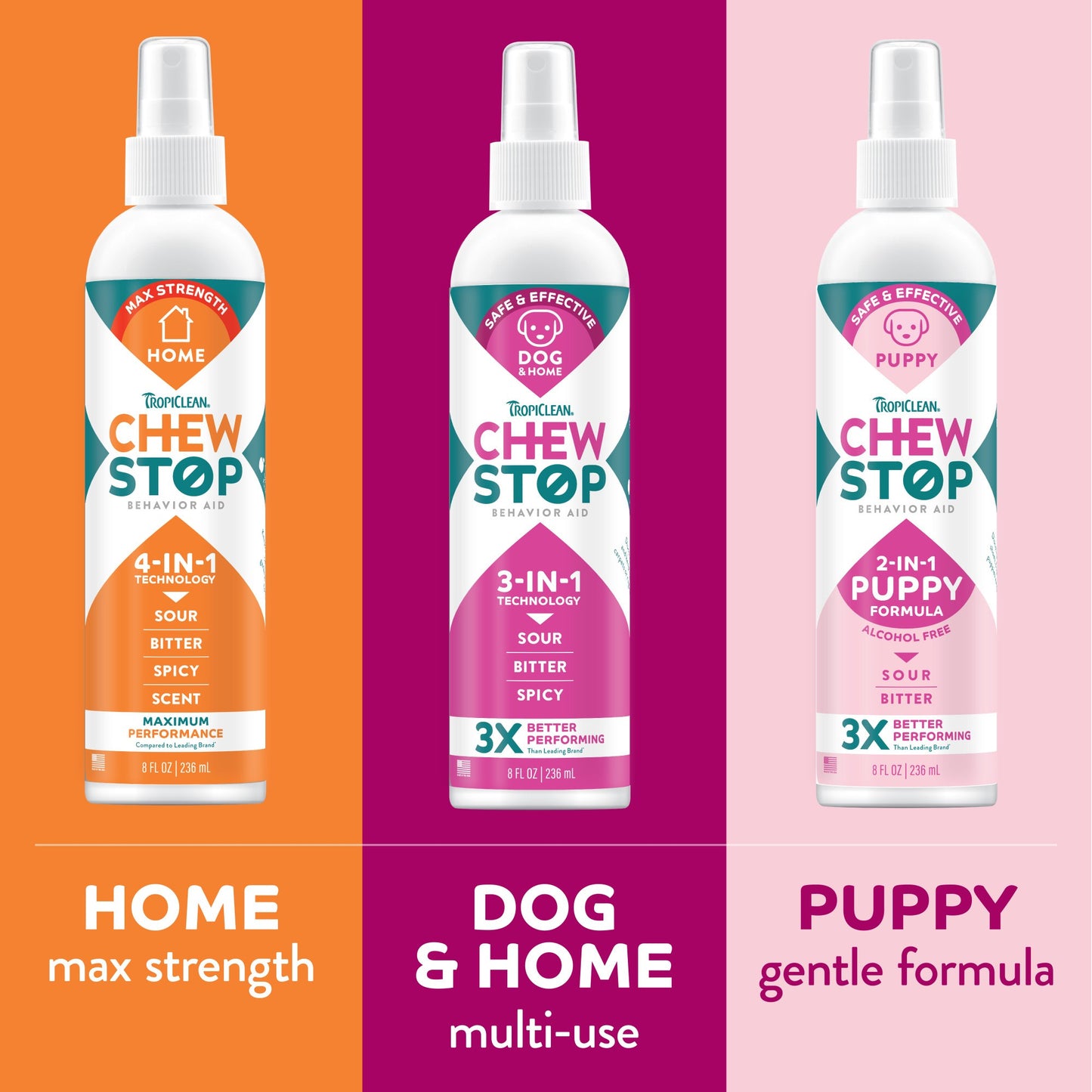TropiClean Behaviour Chew Stop Spray for Dogs