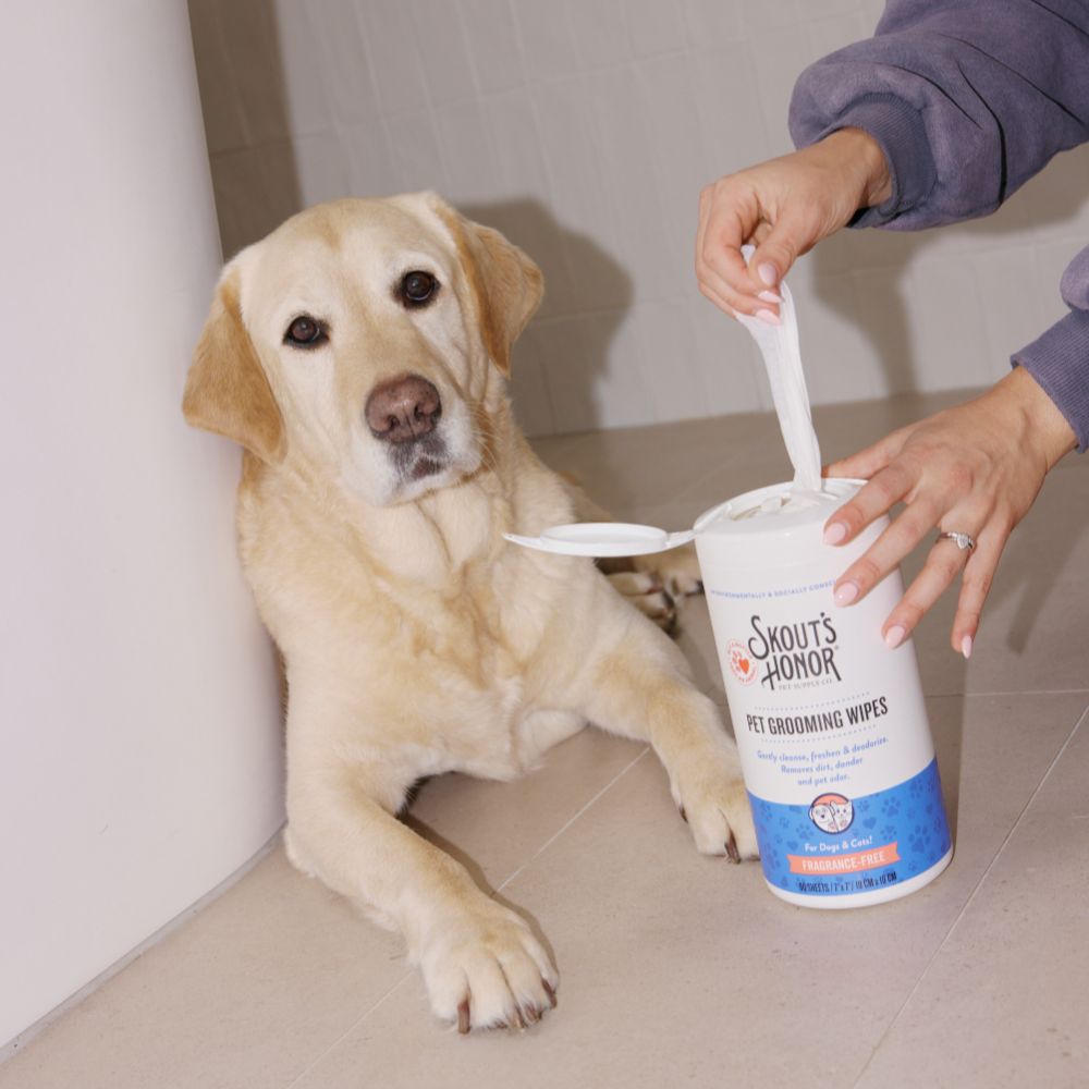 Skouts Honor Pet Grooming Wipes 80ct