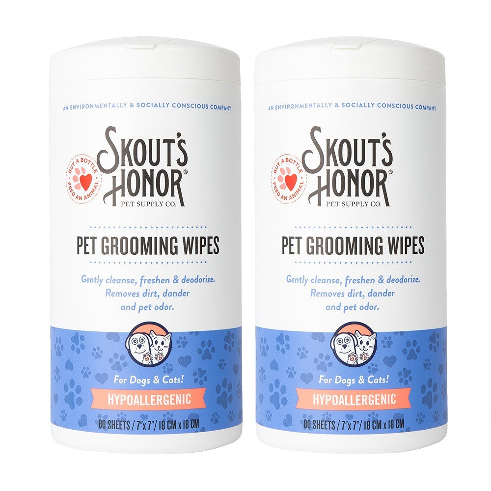 Skouts Honor Pet Grooming Wipes 80ct