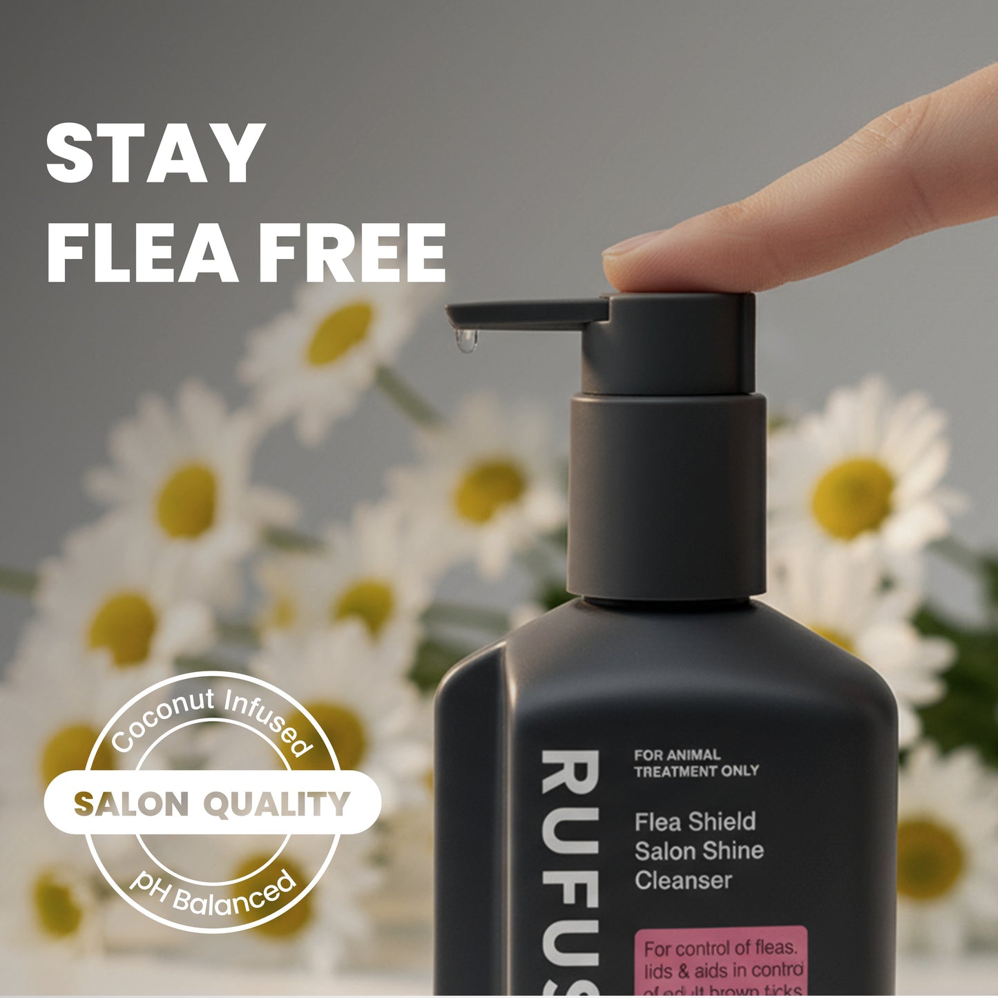 Rufus & Coco Flea Shield Salon Shine Pet Cleanser