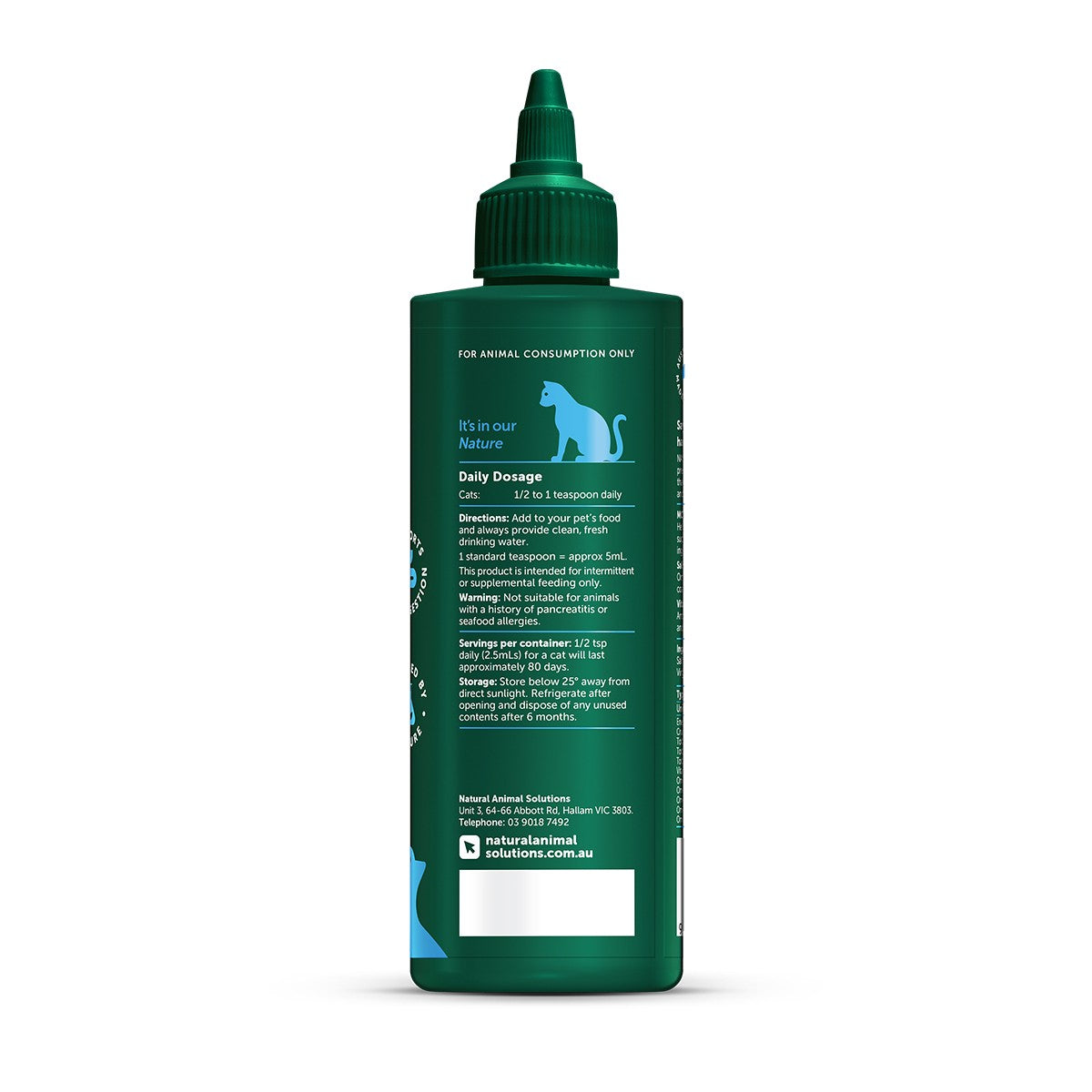 NAS Hairball Support Omega Oil for Cats