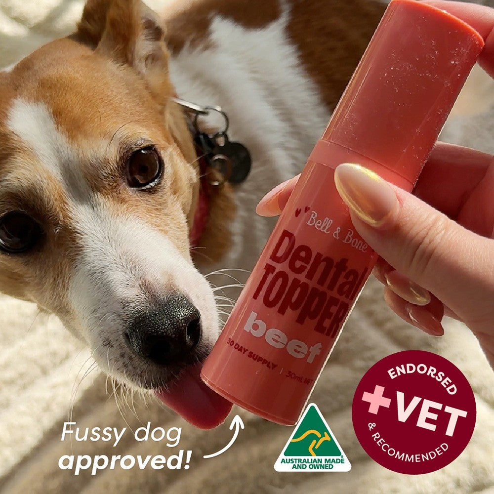 Bell & Bone Beef Dog Dental Toppers Spray 30ml