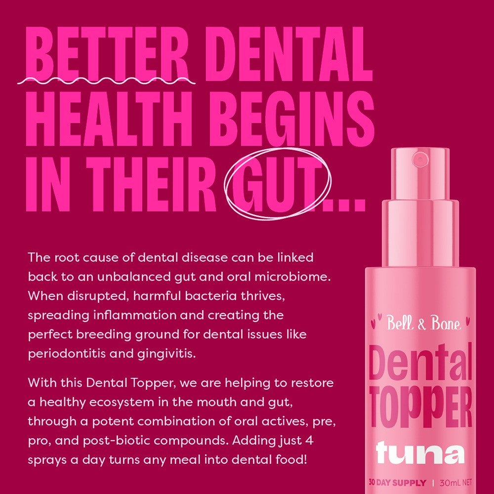 Bell & Bone Tuna Cat Dental Toppers Spray 30ml