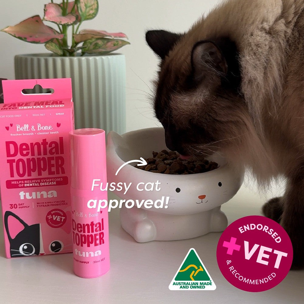 Bell & Bone Tuna Cat Dental Toppers Spray 30ml