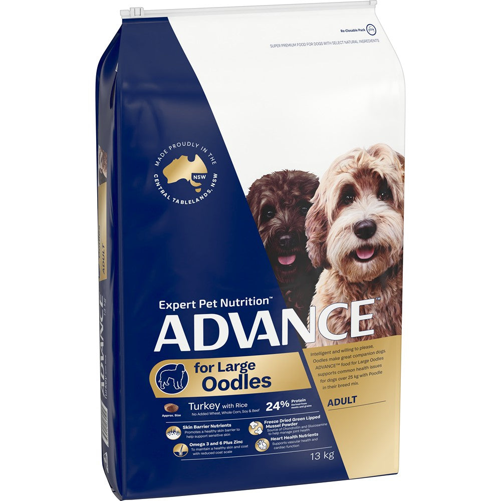 Advance Large Breed Oodles Adult Turkey & Rice Dry Dog Food