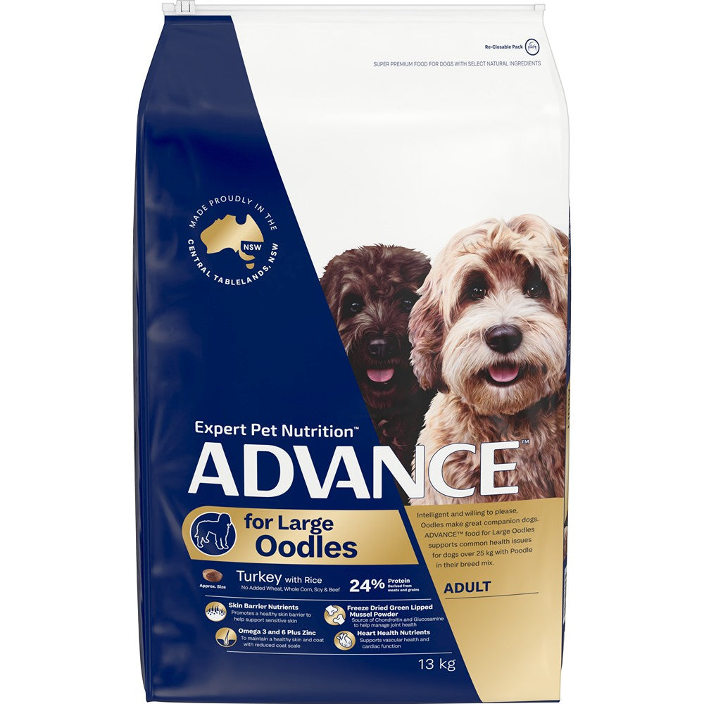 Advance Large Breed Oodles Adult Turkey & Rice Dry Dog Food