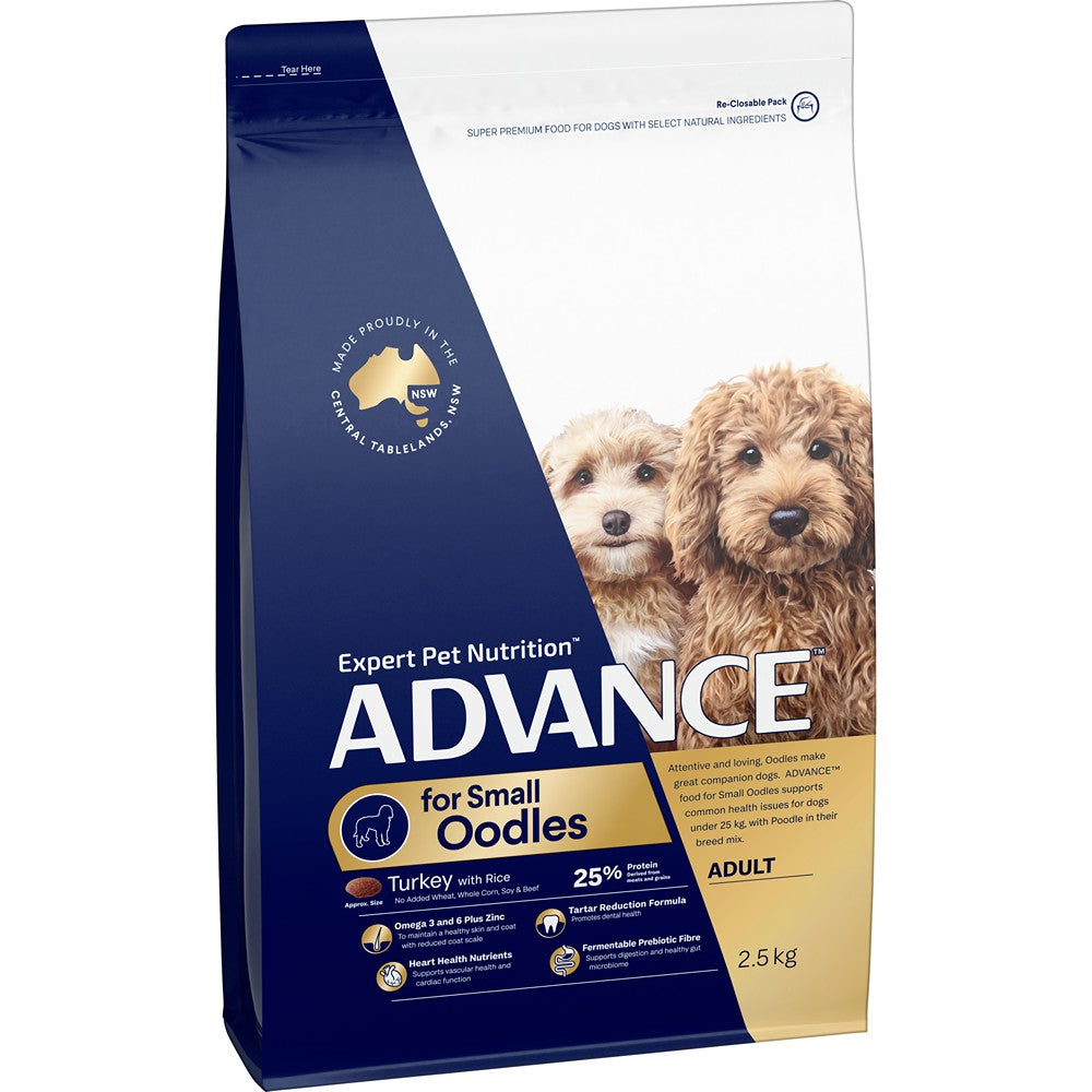 Advance Small Breed Oodles Adult Turkey & Rice Dry Dog Food