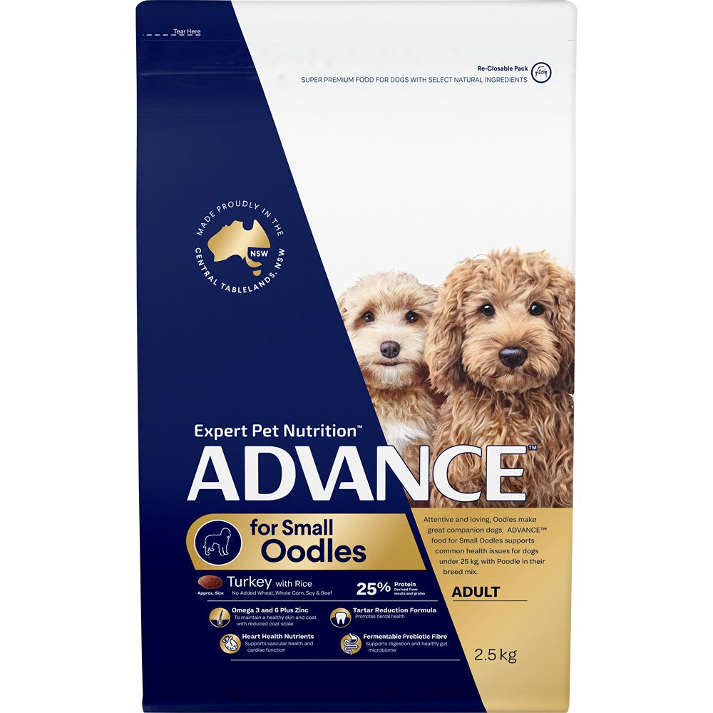 Advance Small Breed Oodles Adult Turkey & Rice Dry Dog Food