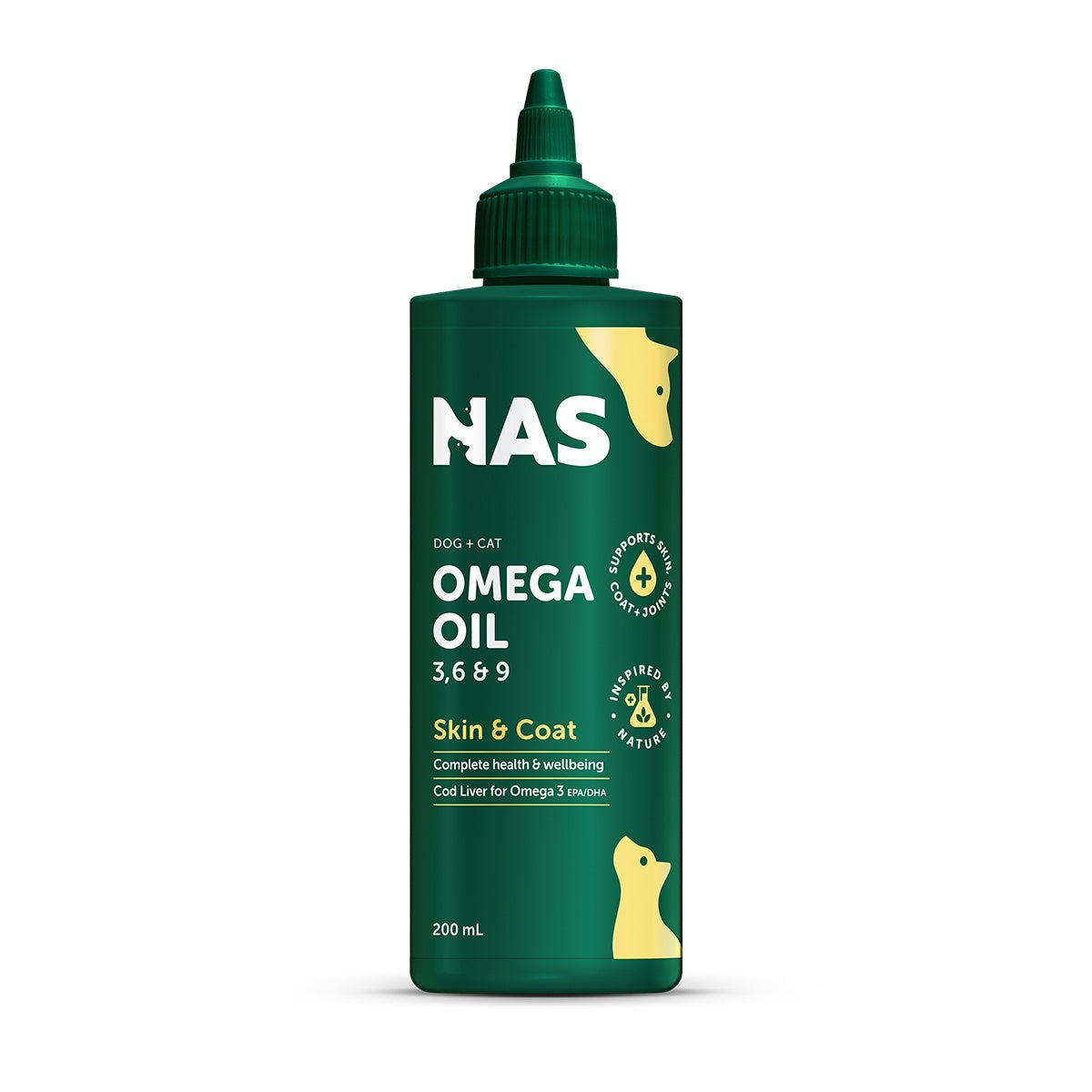 NAS Omega Oil 3 6 & 9 Supplement for Dogs, Cats & Horses