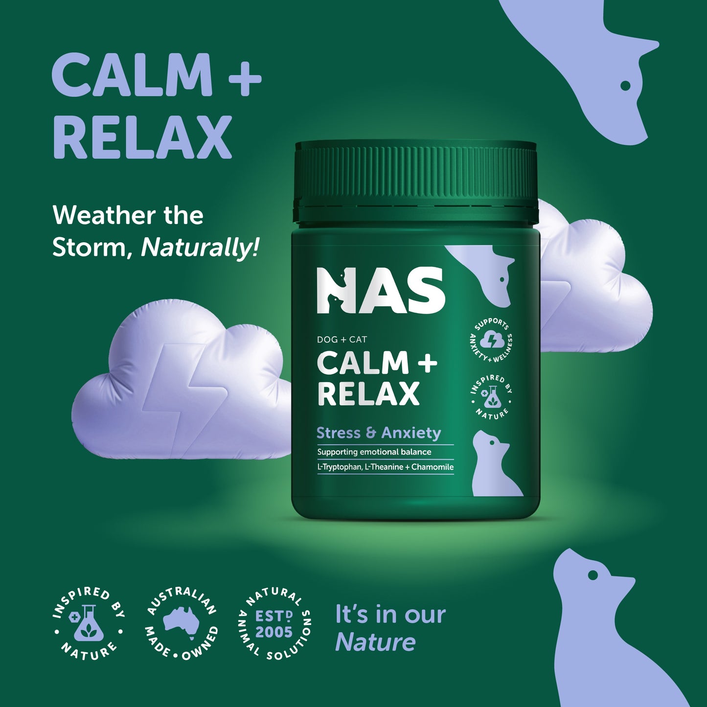 NAS Calm & Relax for Dogs & Cats