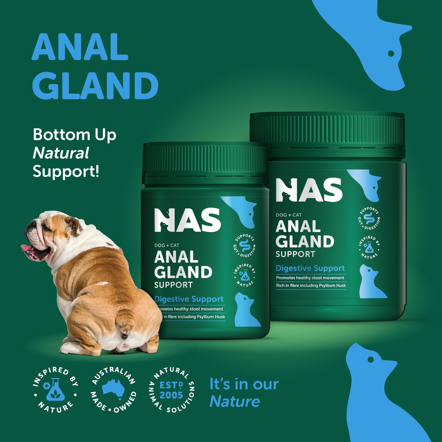 NAS Anal Gland Support for Dogs & Cats