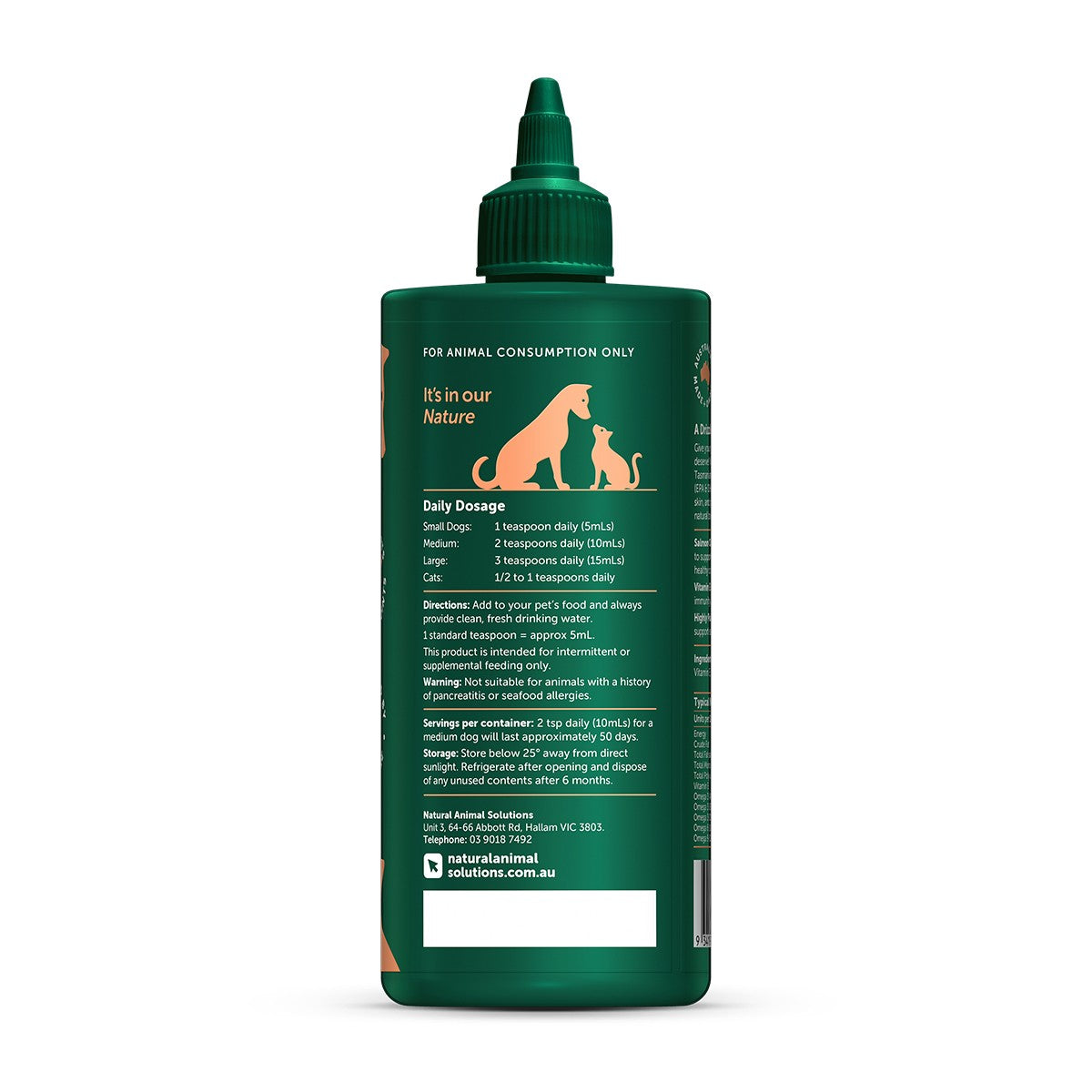 NAS Salmon Omega Oil for Dogs & Cats