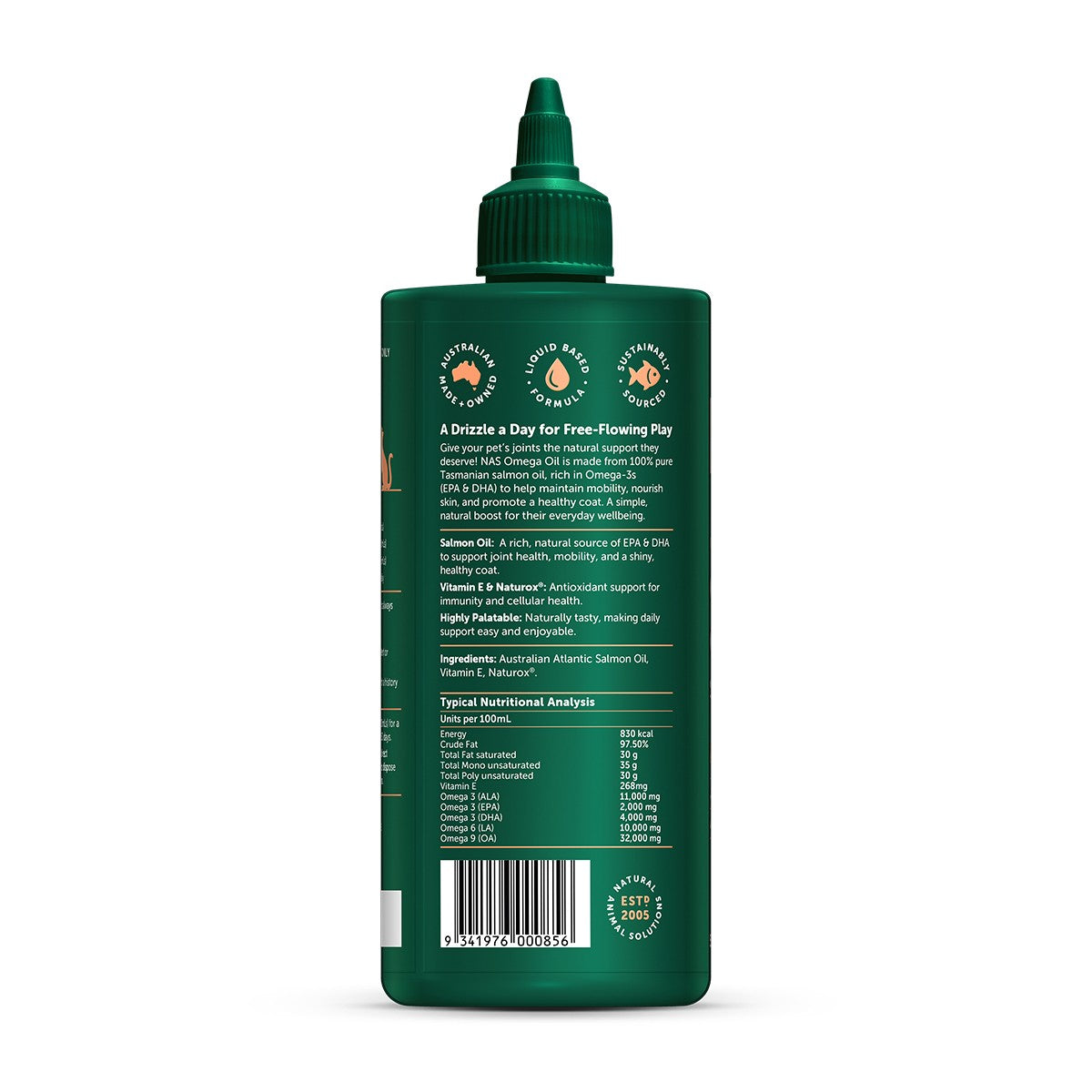 NAS Salmon Omega Oil for Dogs & Cats