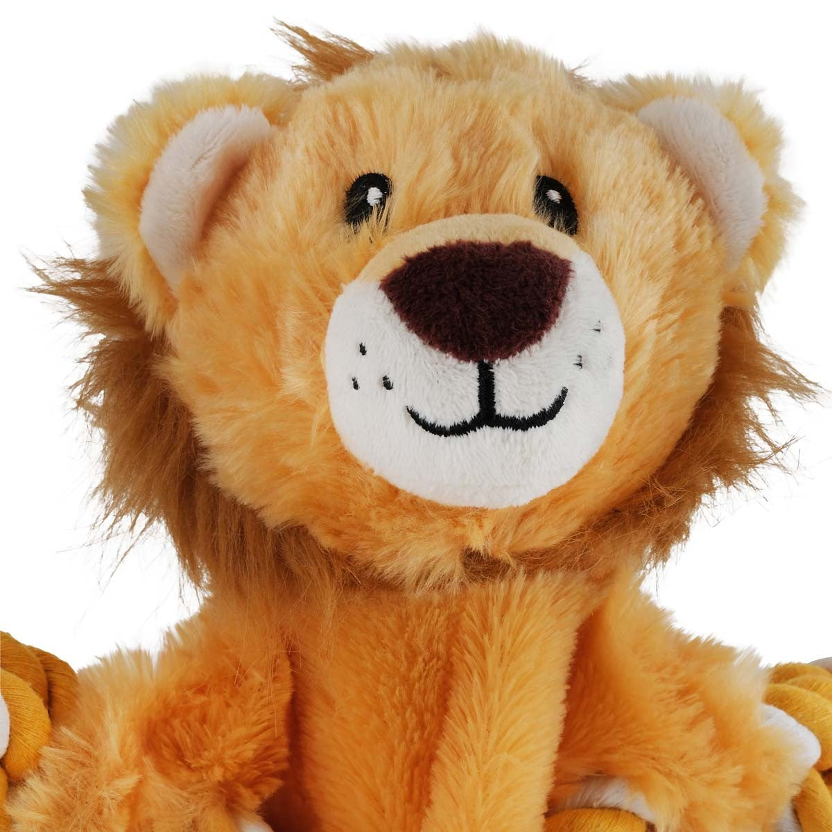 Creatures Lion Plush Dog Toy